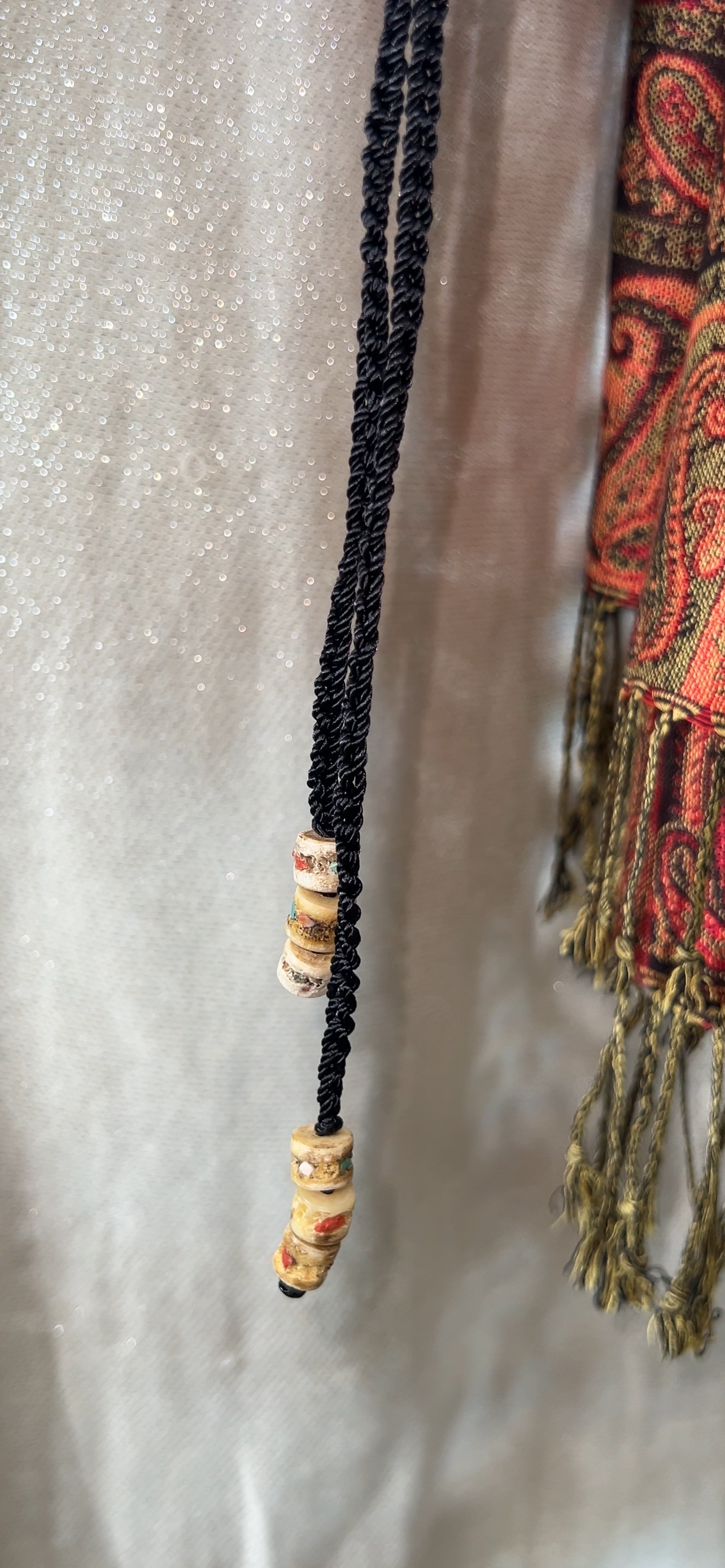 Accesorio para cintura y/o caderas - negro y hueso O/S