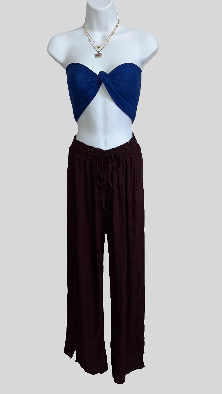 Inny Pant Marrón (S/M) corre pequeño (XS/S)