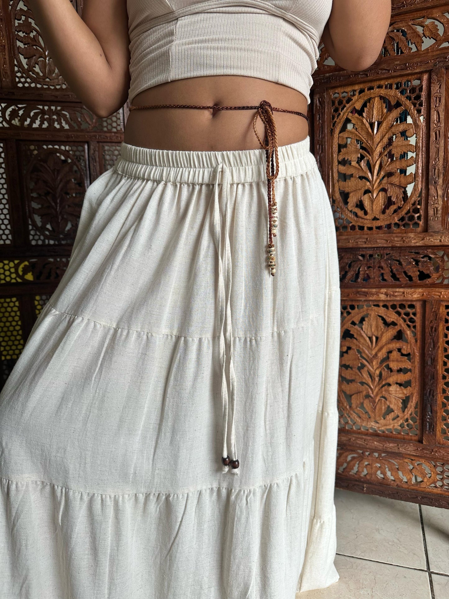 Accesorio para la cintura y/o caderas de Hueso Marrón One size