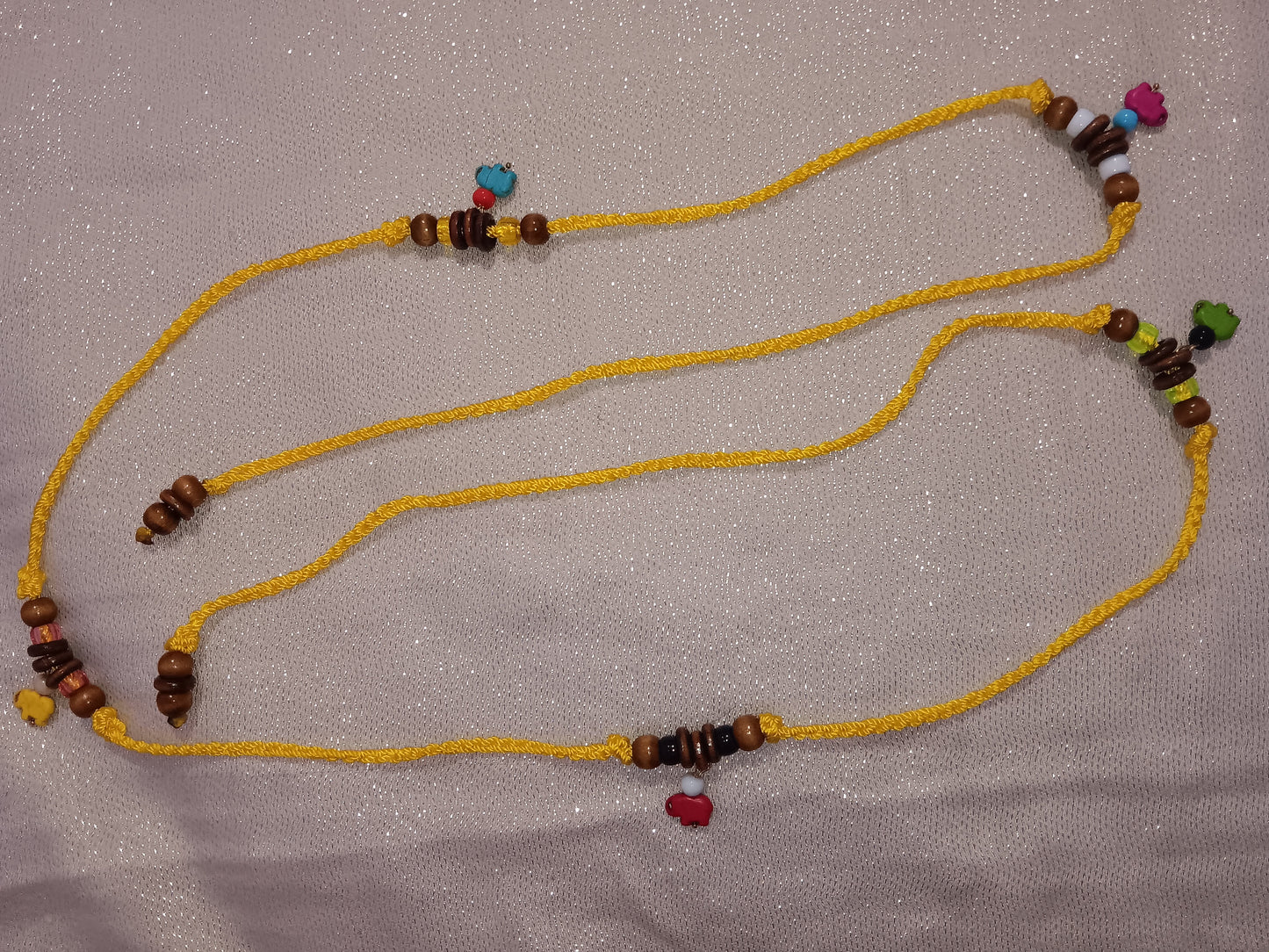 Accesorio para cintura y/o cadera amarillo elefantes L/XL