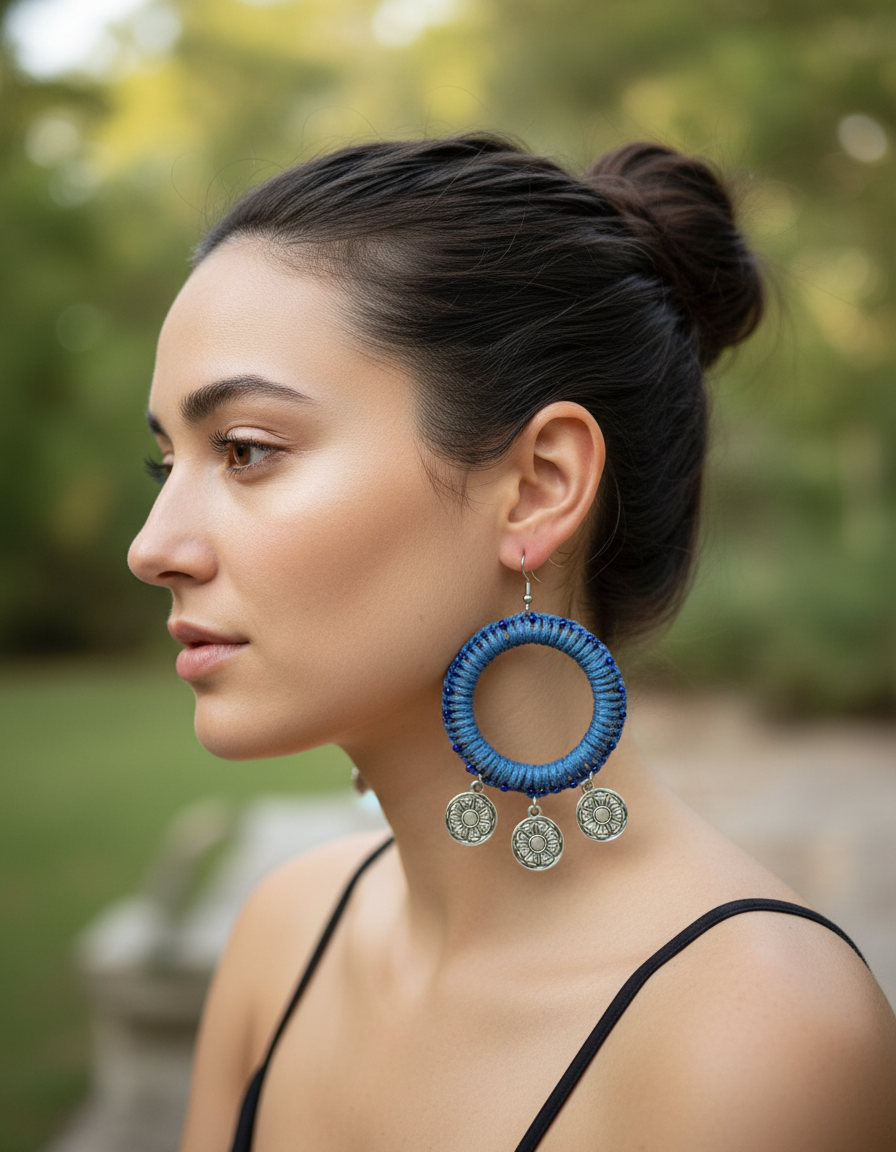 Aretes Étnicos (Hecho a Mano)