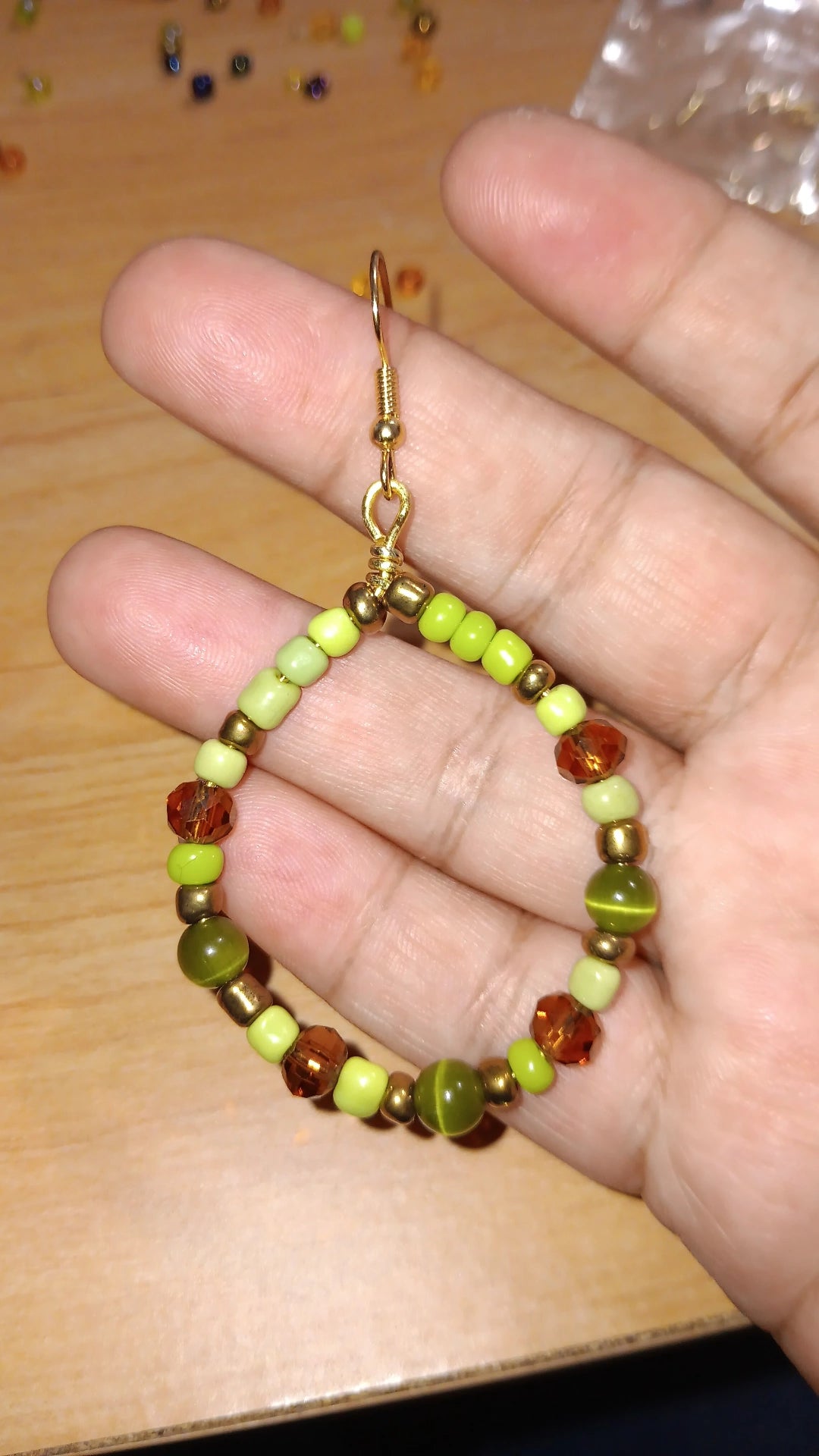 Aretes de ojo de gato 1