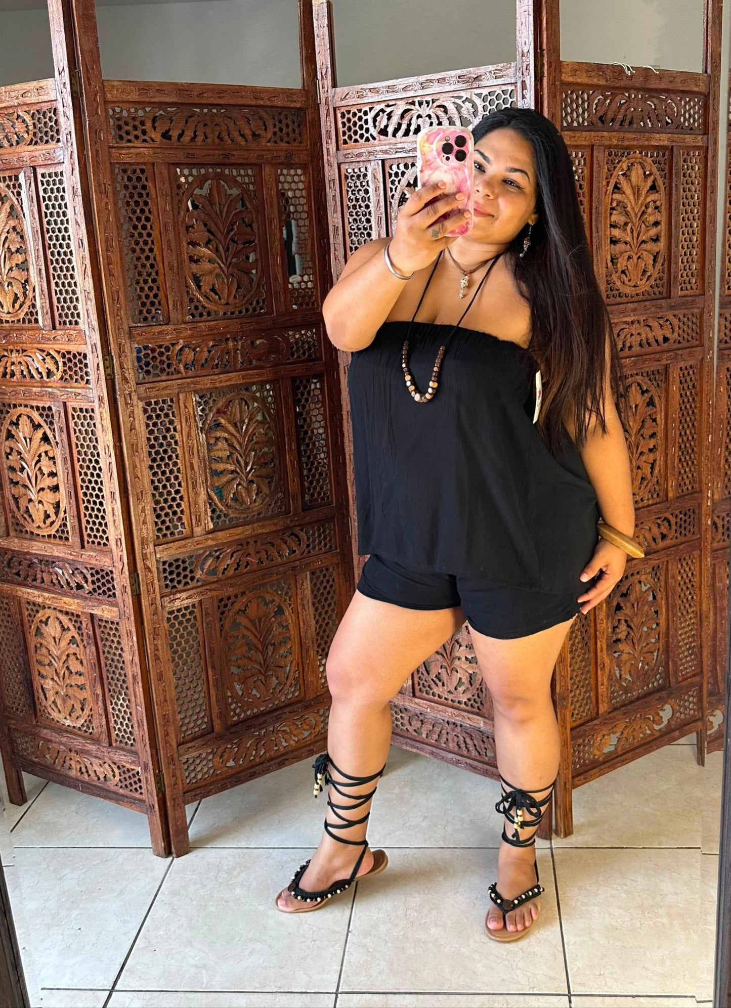 Blusa Elia negra