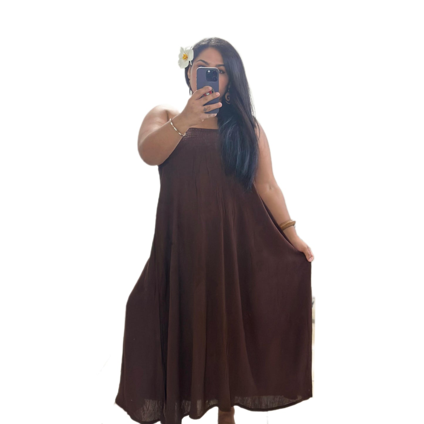 Falda/ Traje multi-estilo Alani (O/S) Marrón