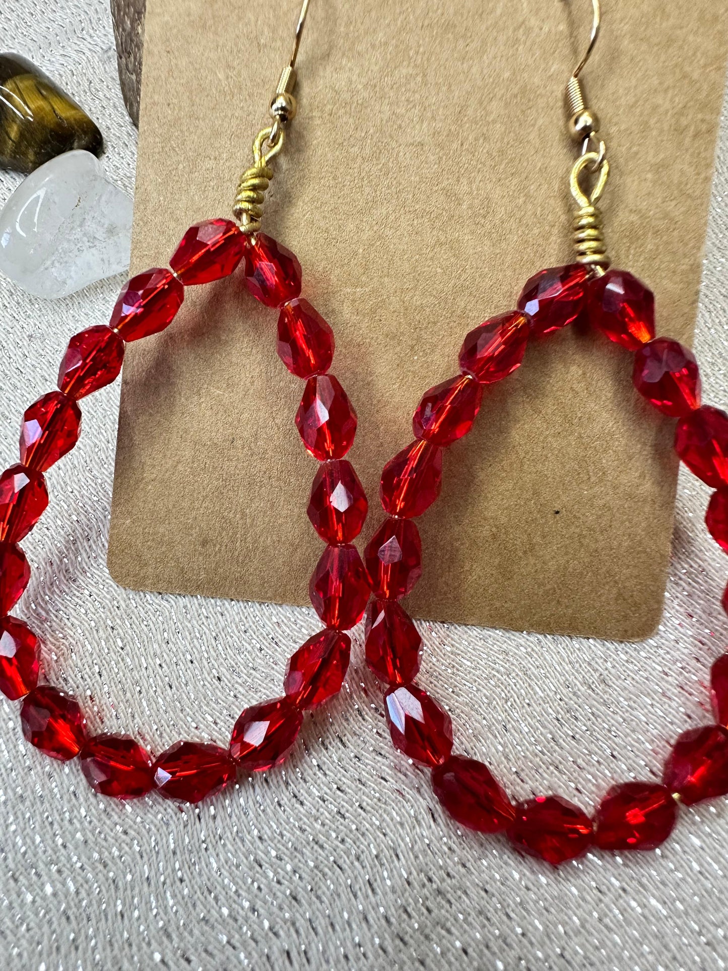 Aretes Lava (Hecho a Mano)