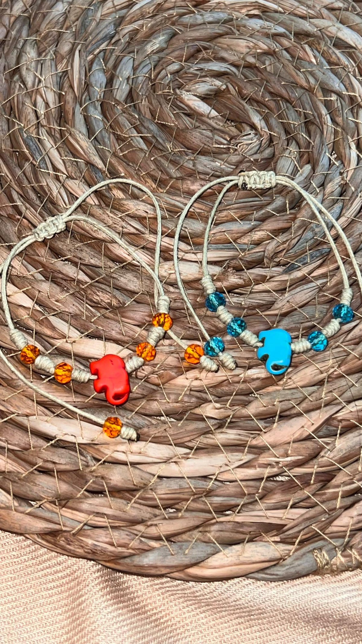 Pulsera Elefante Turquesa