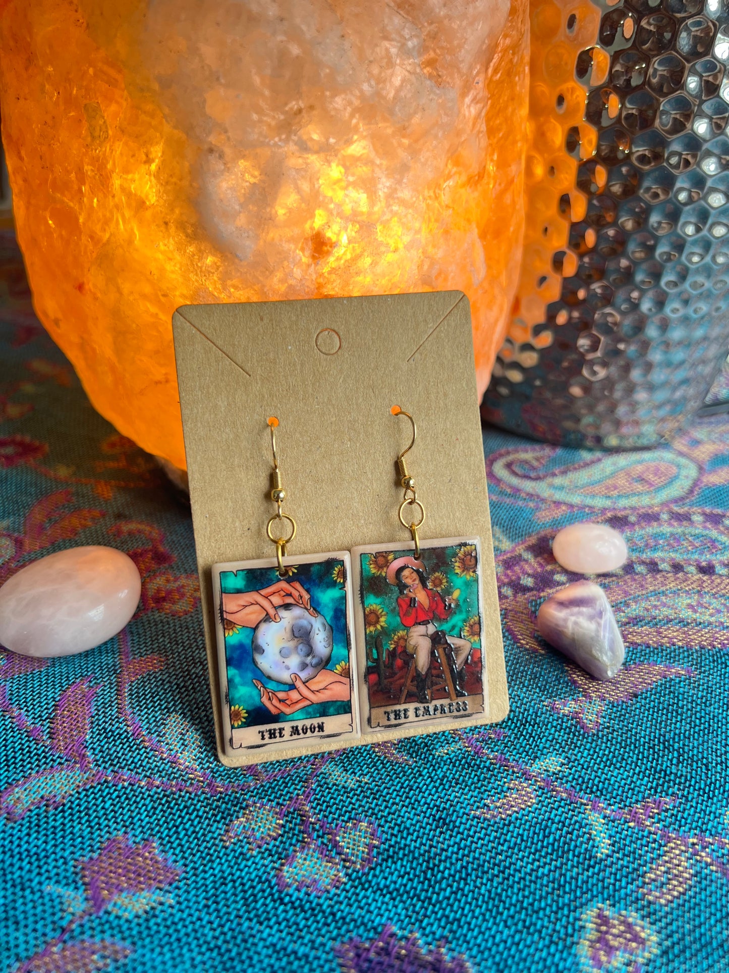 Aretes de cartas del Tarot
