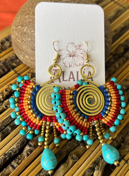 Spiral earrings