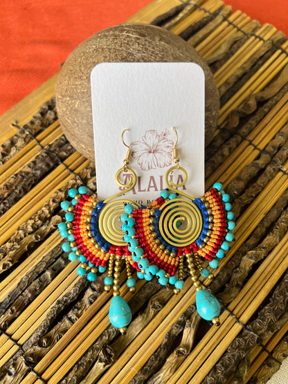 Spiral earrings