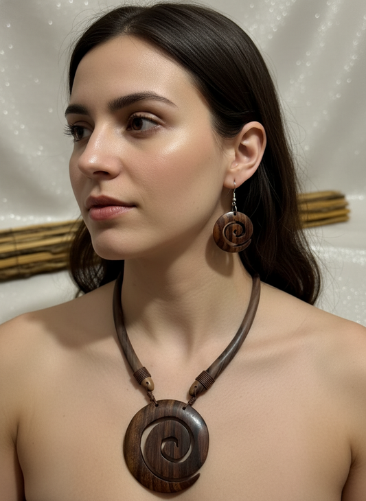 Set - espiral de madera