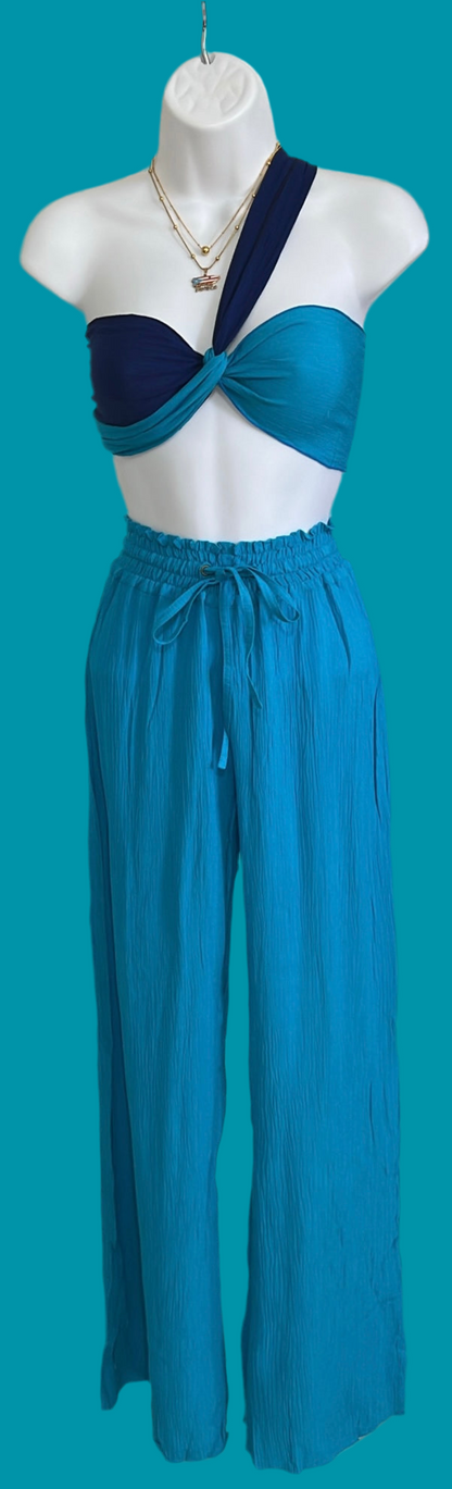 Inny Pant (S/M) Turquesa corre pequeño (XS/S)