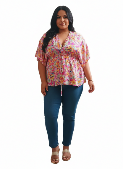 Blusa florida One size