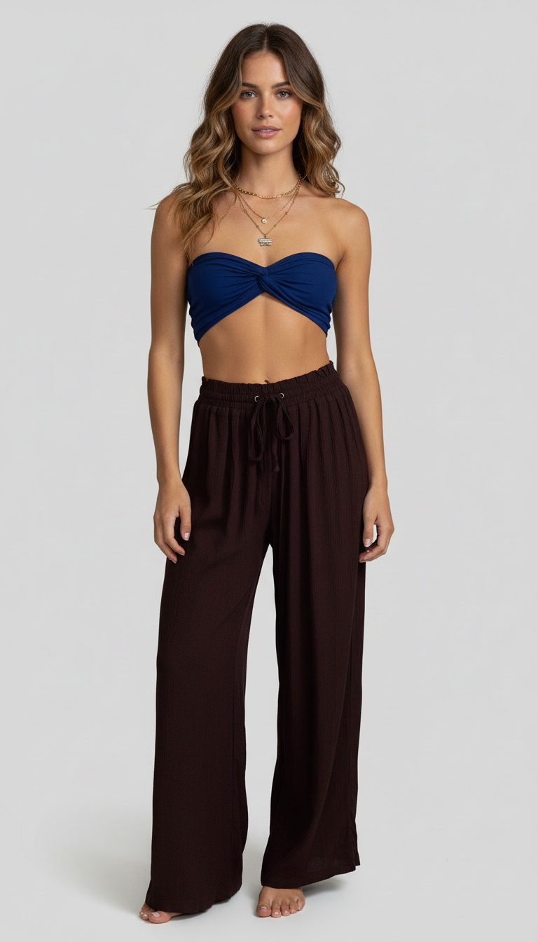 Inny Pant Marrón (S/M) corre pequeño (XS/S)