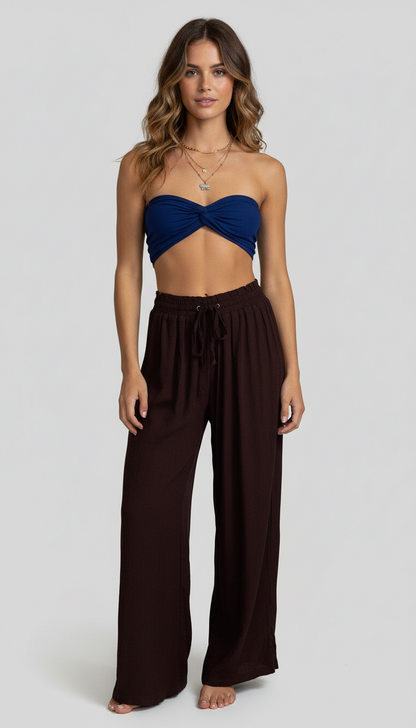 Inny Pant Marrón (S/M) corre pequeño (XS/S)