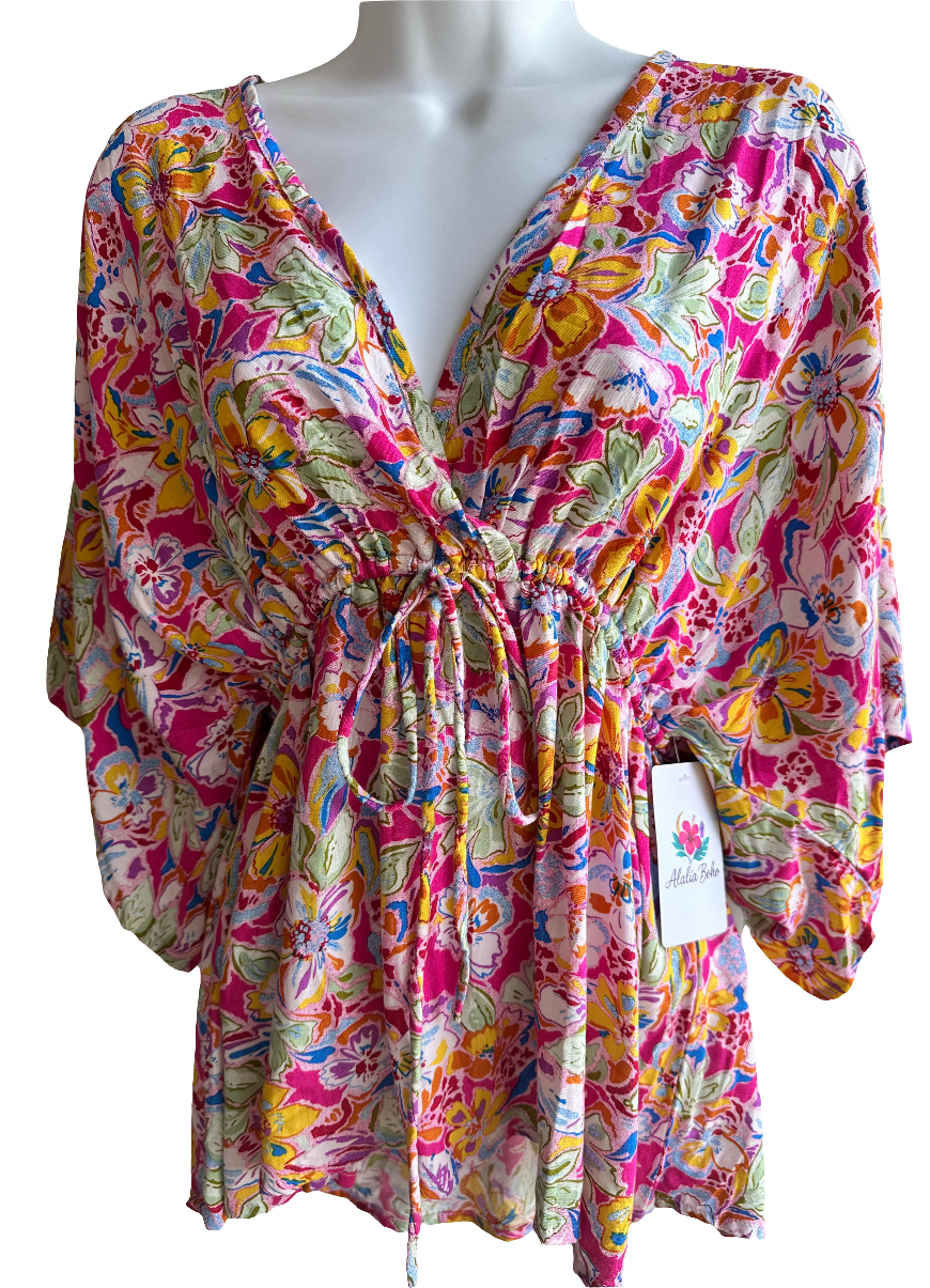 Blusa florida One size