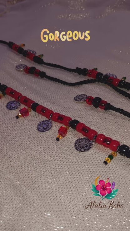 Accesorio para cintura L/XL Negro, rojo y amarillo