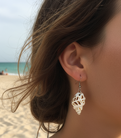Aretes de Caracoles Hecho a mano