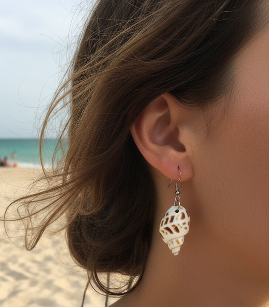 Aretes de Caracoles Hecho a mano