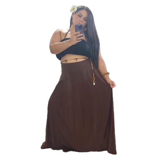 Falda/ Traje multi-estilo Alani (O/S) Marrón