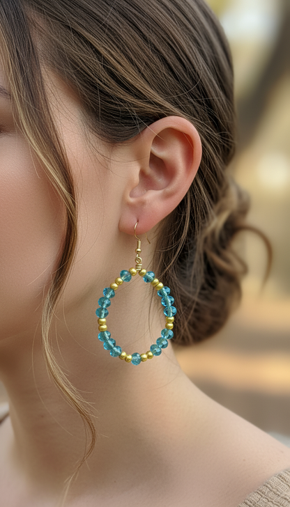 Aretes Celestia (Hecho a mano)