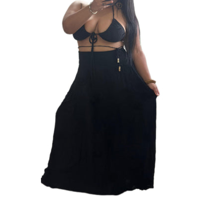 Falda multi-estilo Alani (O/S) Negra