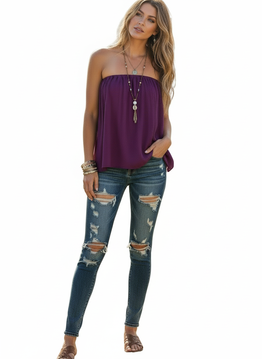 Nika Top Púrpura (O/S)