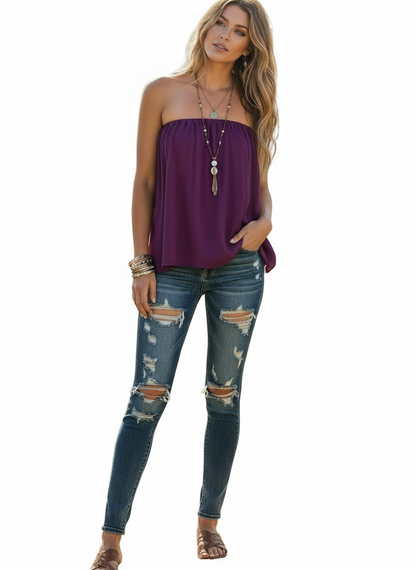 Nika Top Púrpura (O/S)