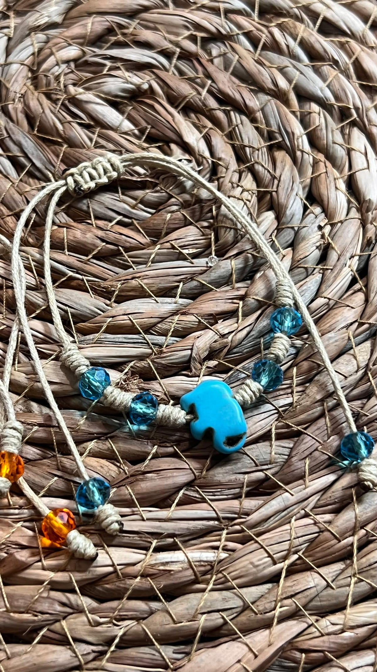 Pulsera Elefante Turquesa