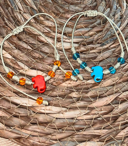 Pulsera de Elefante Naranja