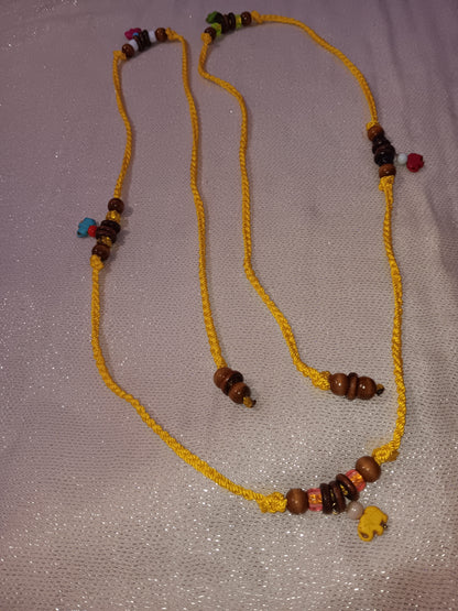 Accesorio para cintura y/o cadera amarillo elefantes L/XL