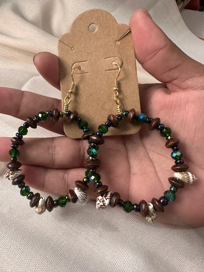 Aretes Brillos del océano