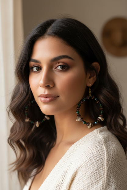 Aretes Brillos del océano