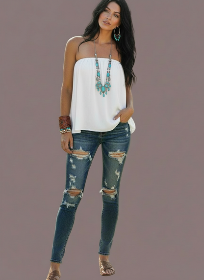 Nika Top Blanco (O/S)